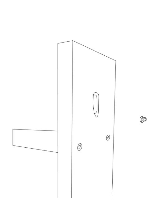 Opviq Asaf - 6990 Lámpara de pared Blanco y negro